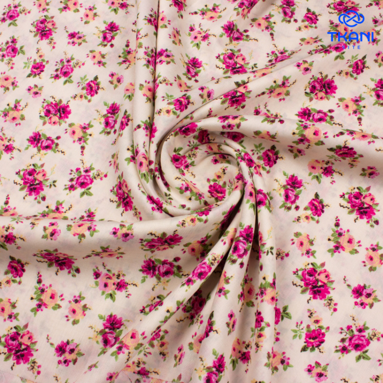 3796. Штапель. Вискоза. Принт