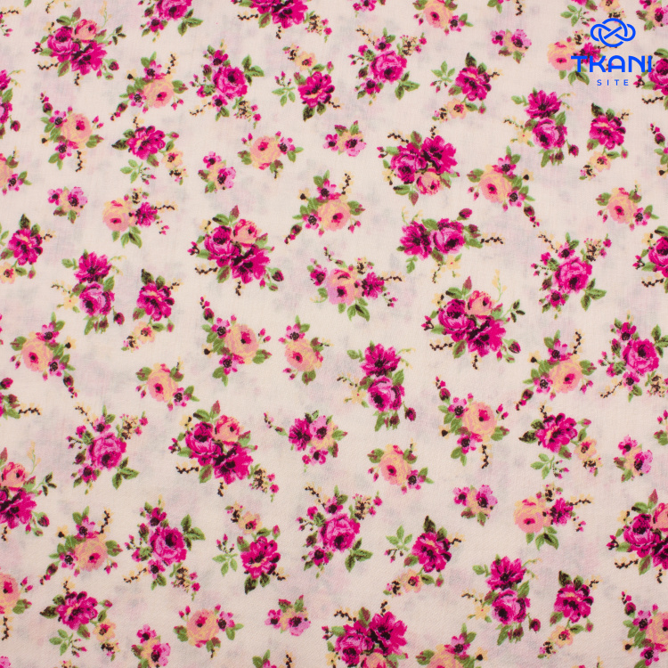 3796. Штапель. Вискоза. Принт - фото 1