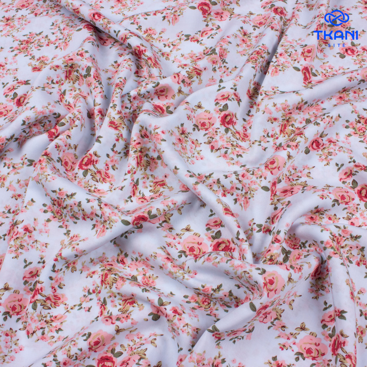 3804. Штапель. Вискоза. Принт - фото 2