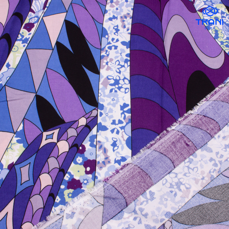 3806. Конкурс!!! Штапель. Вискоза. Принт от Tkani.site