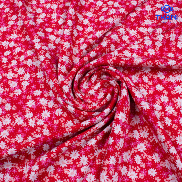 3807. Штапель. Вискоза. Принт