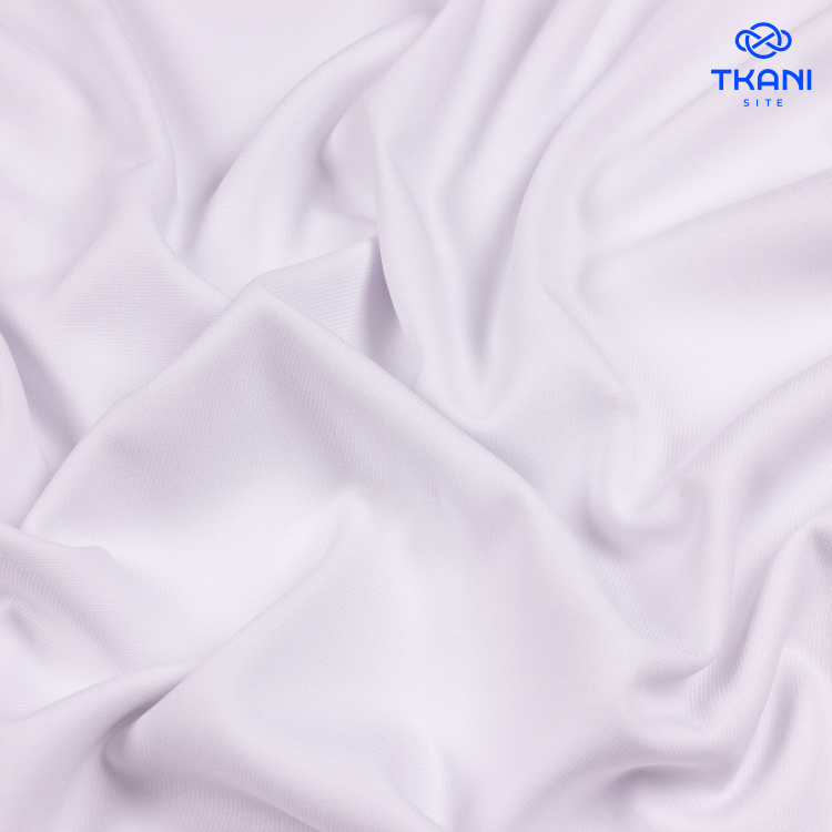 3808. Вискоза твил. Белый - фото 1