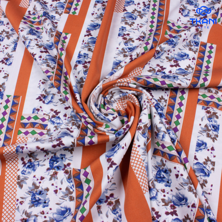 3810. Конкурс!!! Вискоза твил. Принт