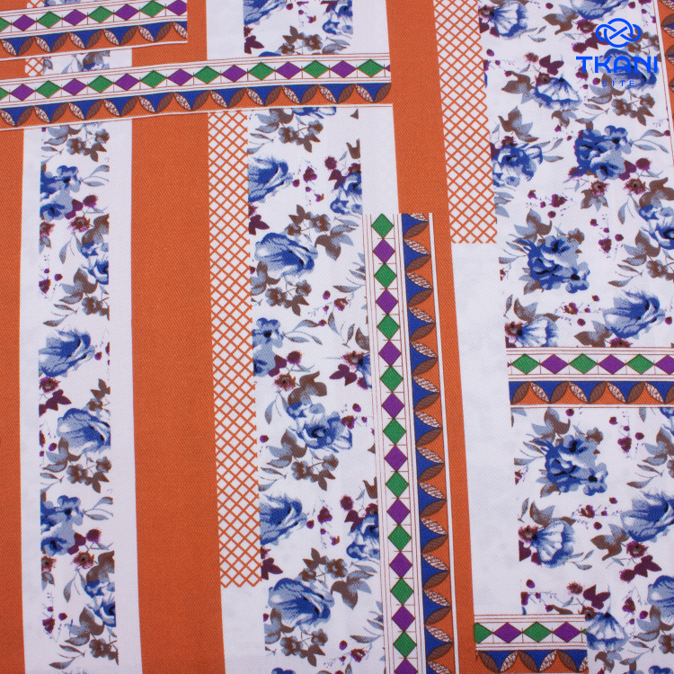 3810. Конкурс!!! Вискоза твил. Принт - фото 1