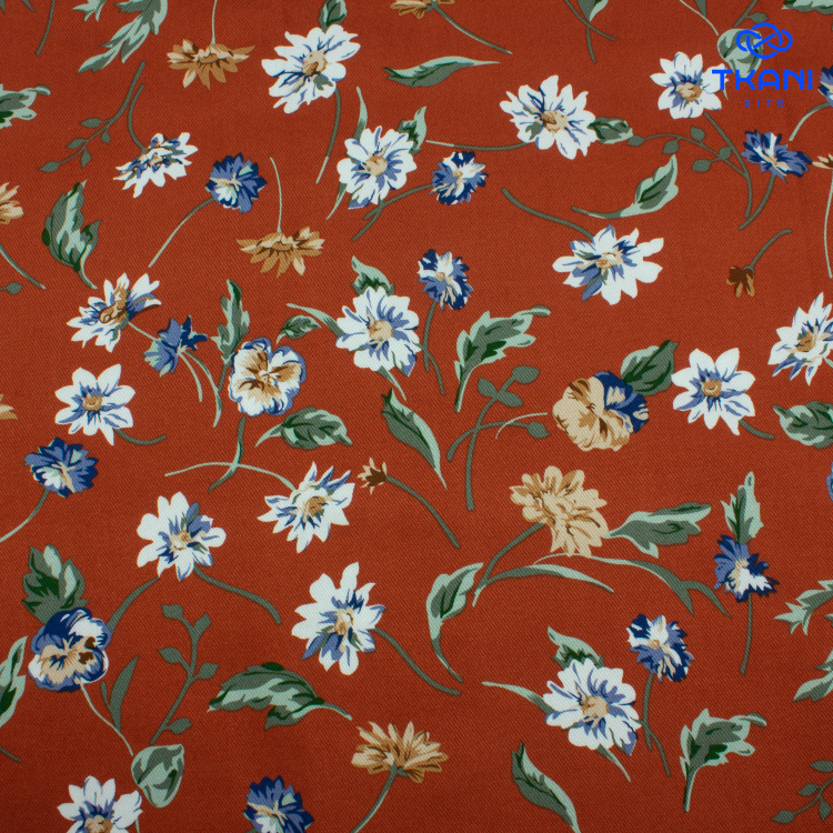 3812. Вискоза твил. Принт - фото 1