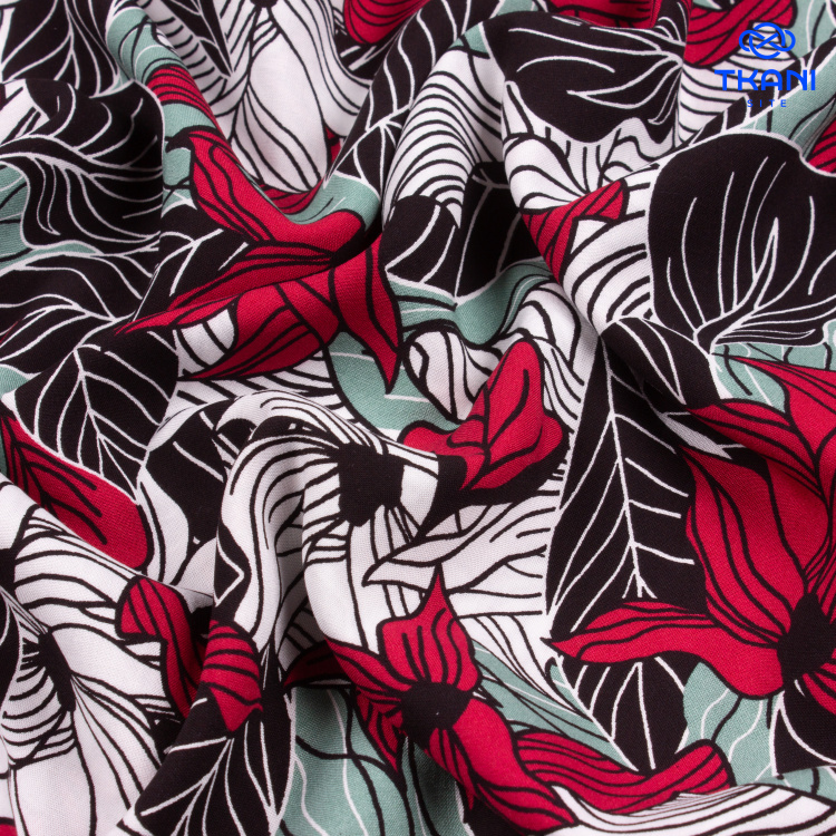 3815. Конкурс!!! Штапель. Вискоза. Принт - фото 2