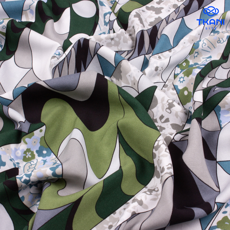 3816. Конкурс!!! Штапель. Вискоза. Принт - фото 2