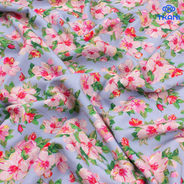 3819. Штапель. Вискоза. Принт - фото 2