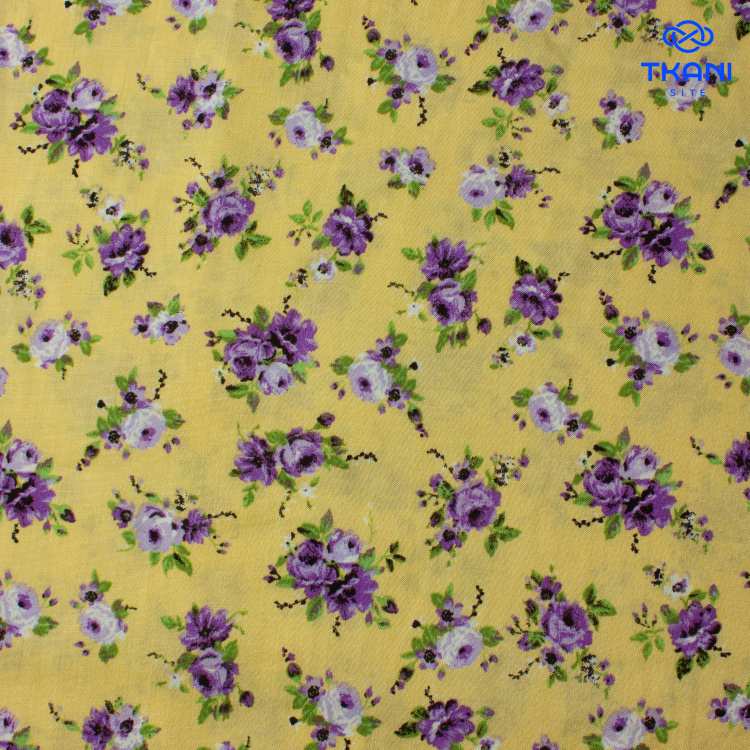 3822. Штапель. Вискоза. Принт - фото 1