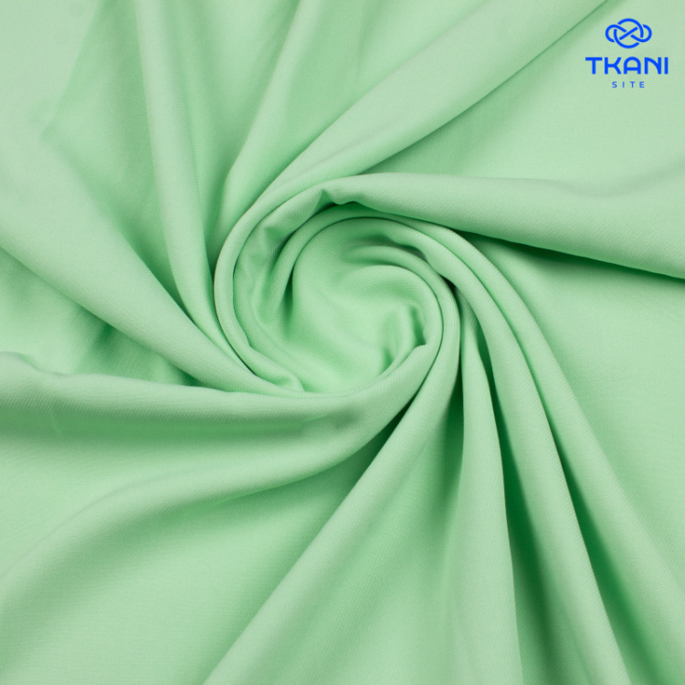 3827. Вискоза твил. Зеленый ясень