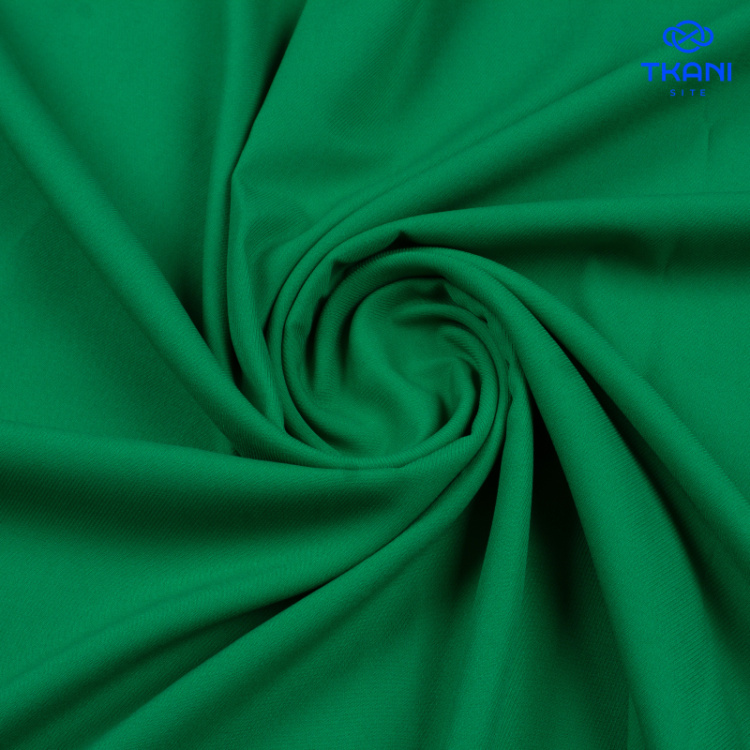 3828. Вискоза твил. Тропический зеленый