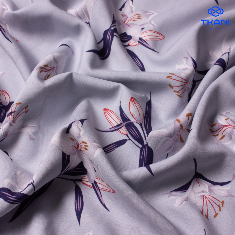 3829. Штапель. Вискоза. Принт - фото 2