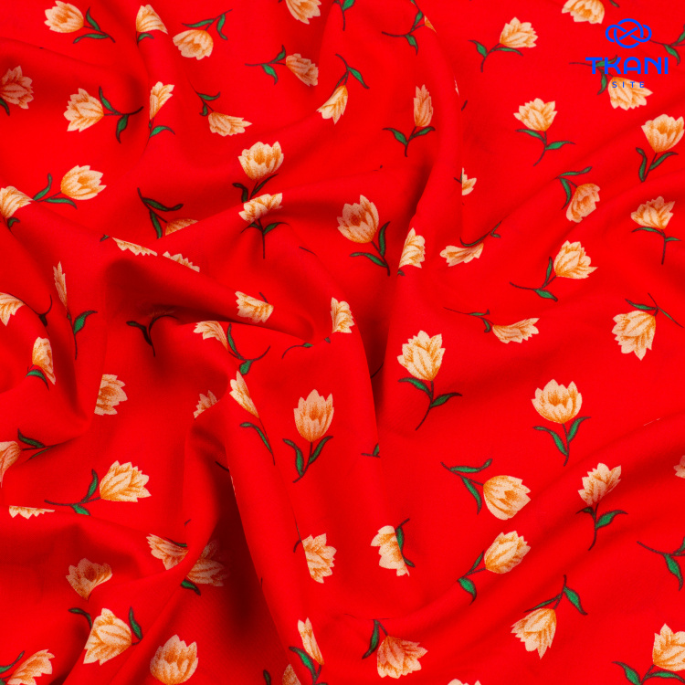 3834. Штапель. Вискоза. Принт - фото 2