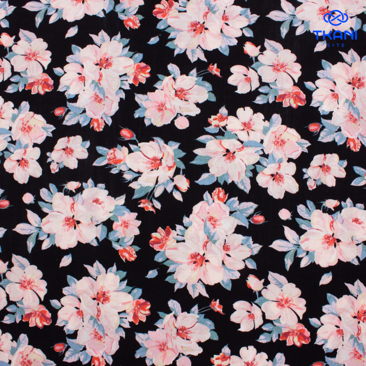 3836. Штапель. Вискоза. Принт - фото 1