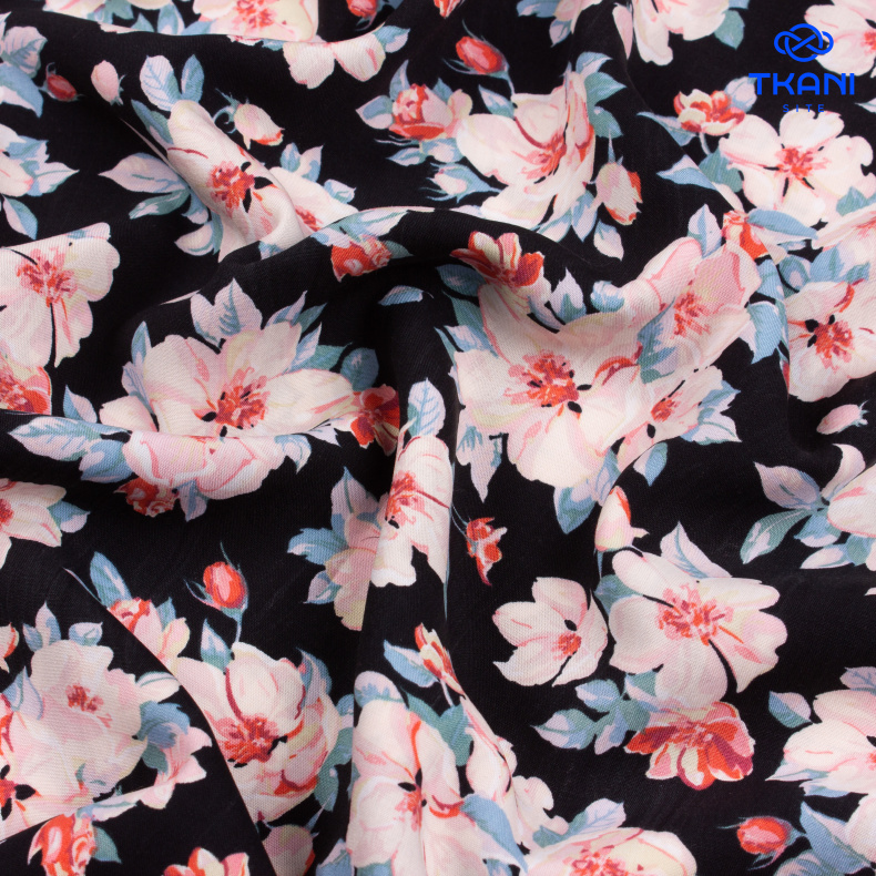 3836. Штапель. Вискоза. Принт от Tkani.site