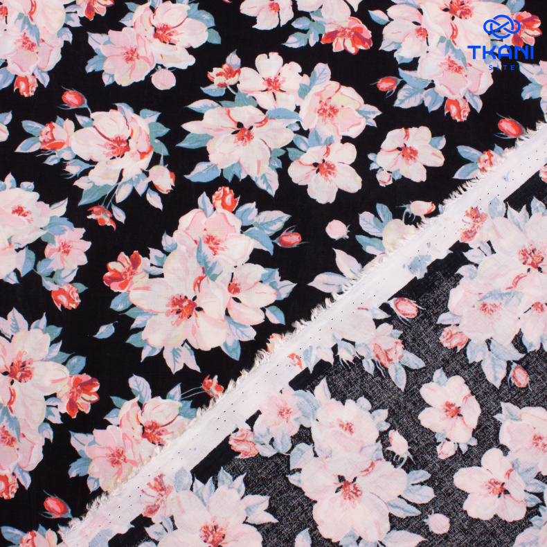 3836. Штапель. Вискоза. Принт от Tkani.site