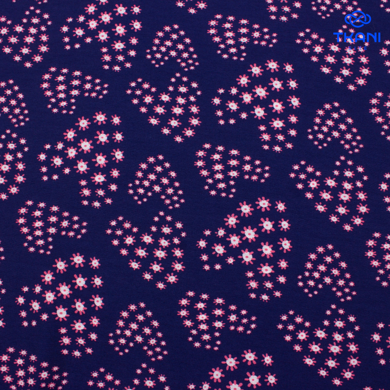 3842. Вискоза с нейлоном. Принт от Tkani.site