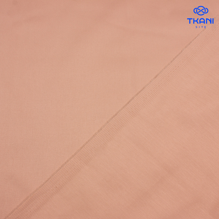 3845. Сатин. Хлопок. Миндальный крем - фото 2