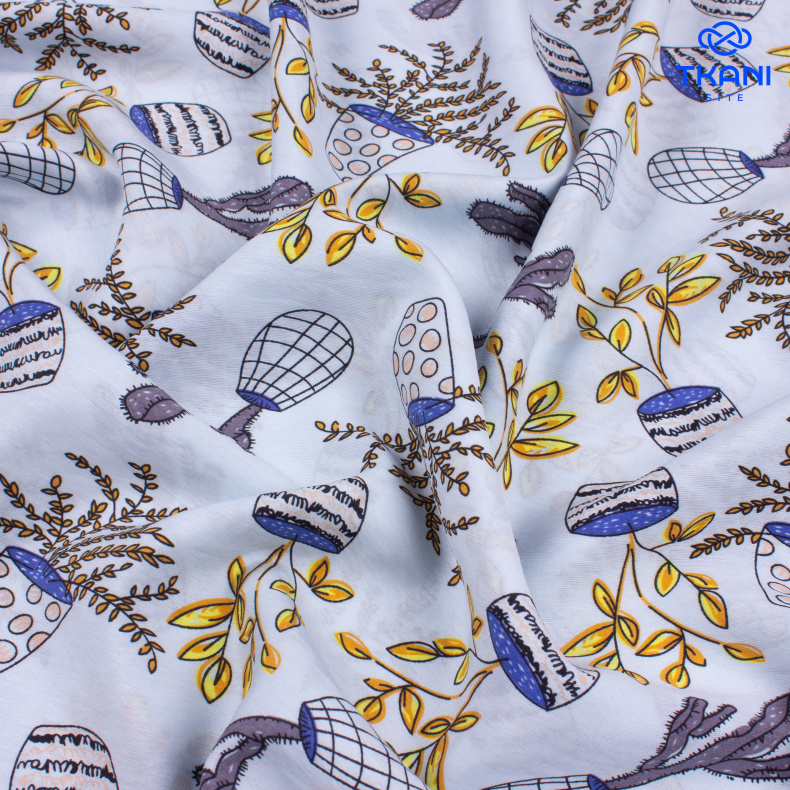 3851. Вискоза с нейлоном. Принт от Tkani.site