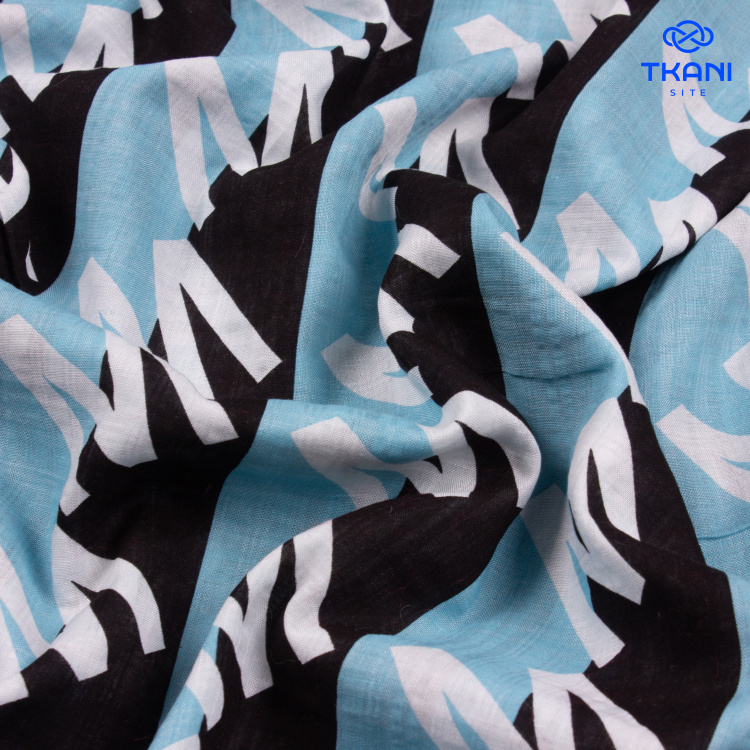 3864. Батист. Принт - фото 2