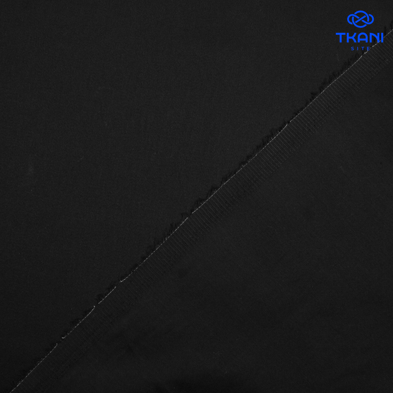 3871. Сатин. Хлопок. Черный от Tkani.site