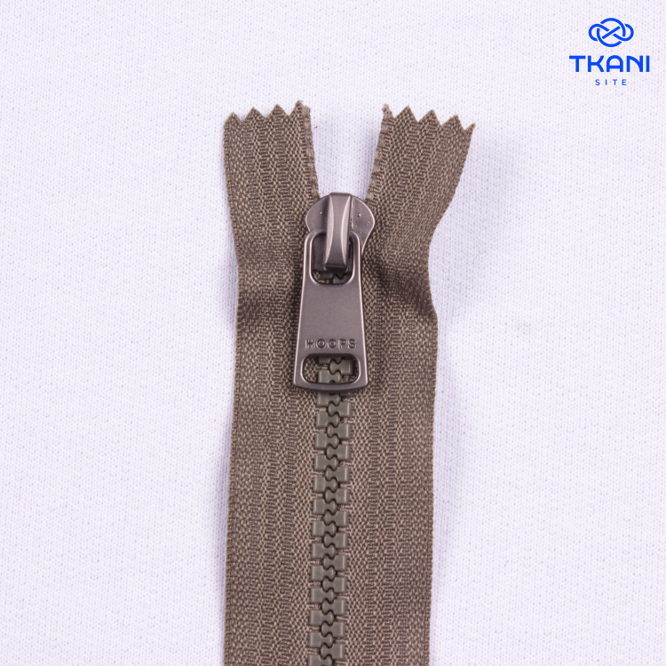 3887. Молния. 16см. Коричневый. (Цена за 1шт) - фото 1