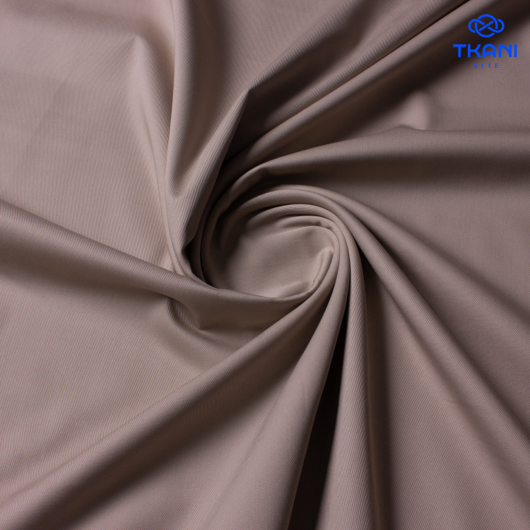 3923. Костюмная непромокаемая. Хлопок. Белый песок - фото 1