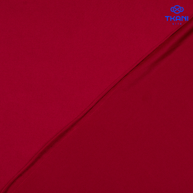 3935. Трикотажный шифон. Вишневый от Tkani.site