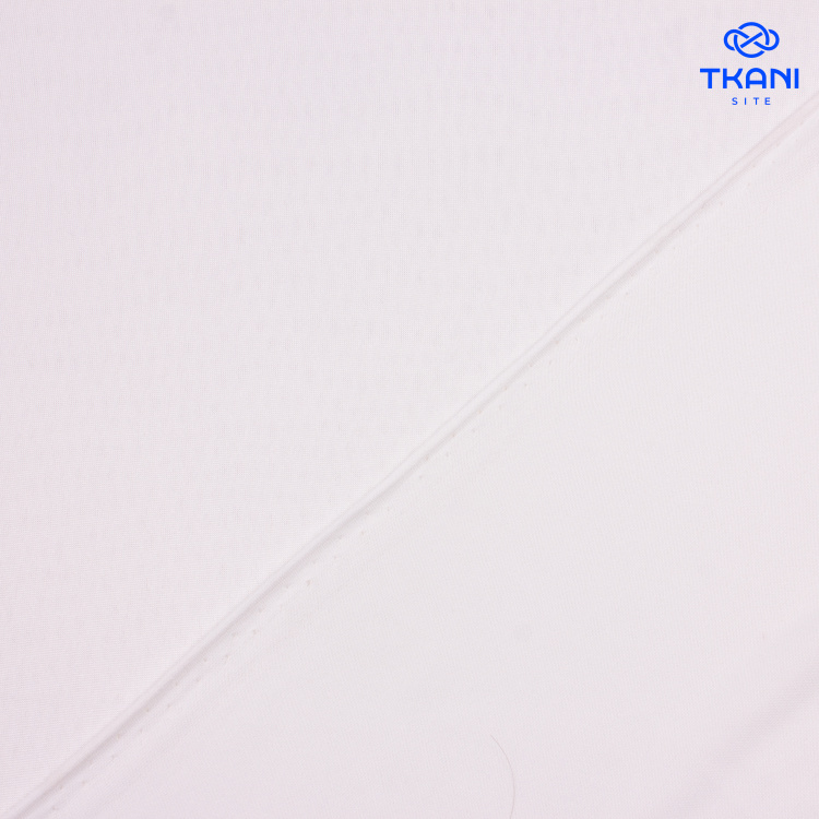 3938. Трикотажный шифон. Молочный - фото 2