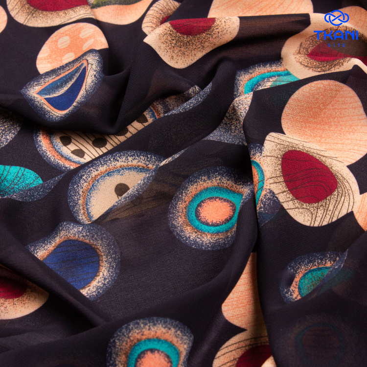 3940. Конкурс!!! Шифон. Принт - фото 2