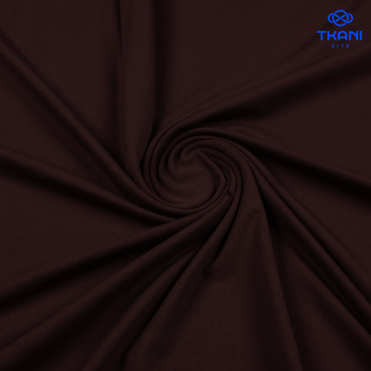 3967. Кулирная гладь. Компакт пенье. Горький шоколад.