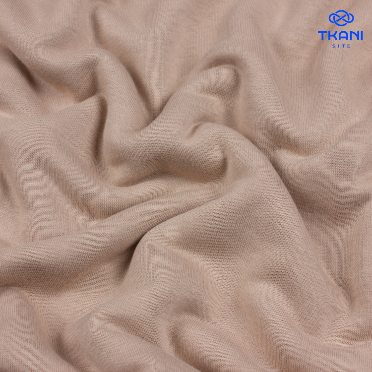 3977. Футер 3нитка. Петля. Бежевый. - фото 1