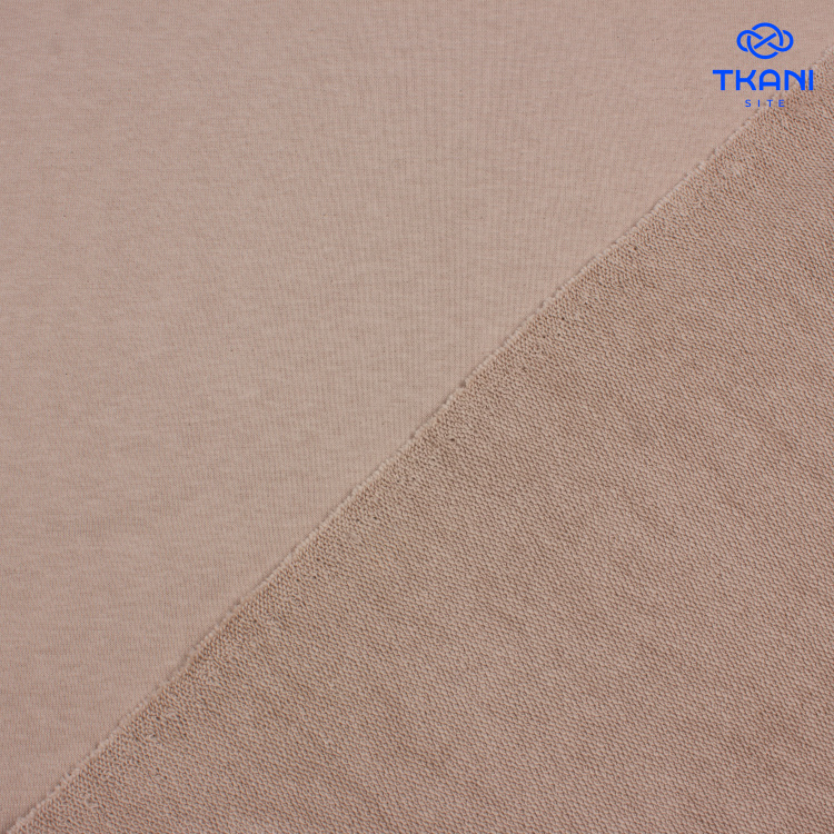 3977. Футер 3нитка. Петля. Бежевый. - фото 2