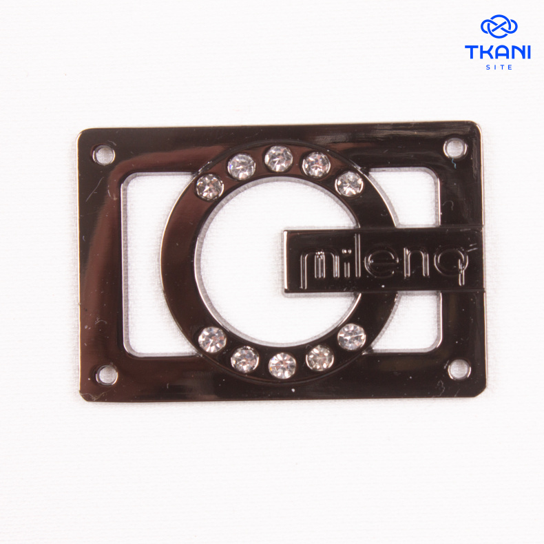 4049. Нашивка металлическая. 10шт. Цена за упаковку от Tkani.site