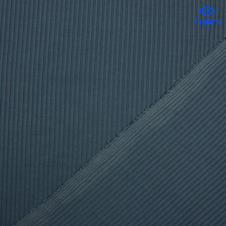 7051. Трикотажное полотно. Лапша. Графит. - фото 2