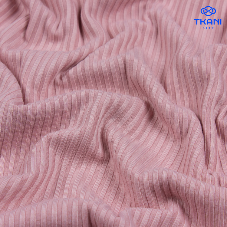 7052. Трикотажное полотно. Лапша. Клубничный крем. - фото 1