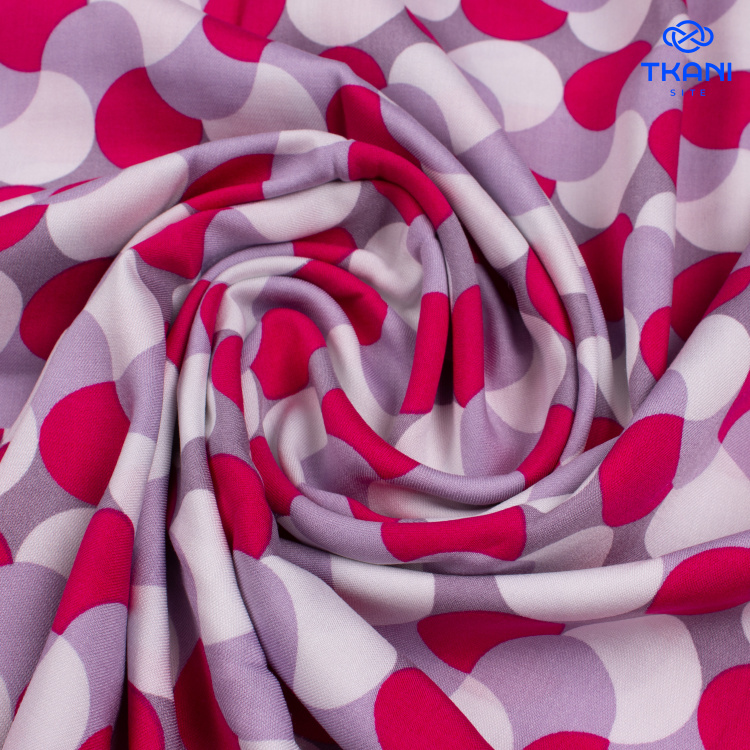 7063. Штапель. Принт. - фото 1