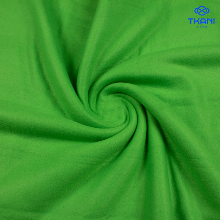 4092. Флис. Двусторонний. Ярко-зеленый