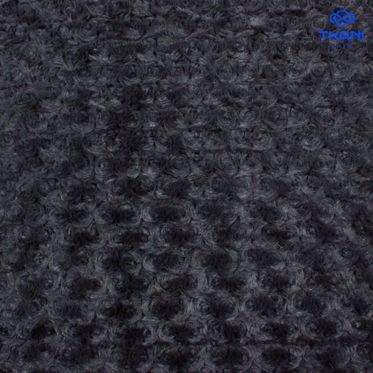 4115. Искусственный мех. Вельбоа. Завиток.