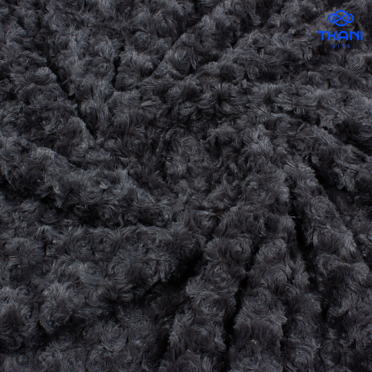 4115. Искусственный мех. Вельбоа. Завиток. - фото 1