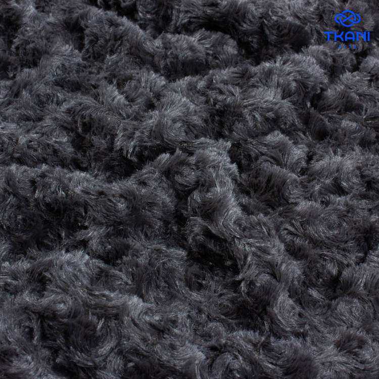 4115. Искусственный мех. Вельбоа. Завиток. - фото 2