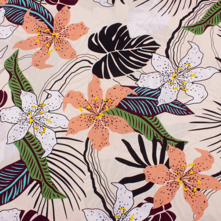 4144. Конкурс!!! Поплин. Хлопок. Принт