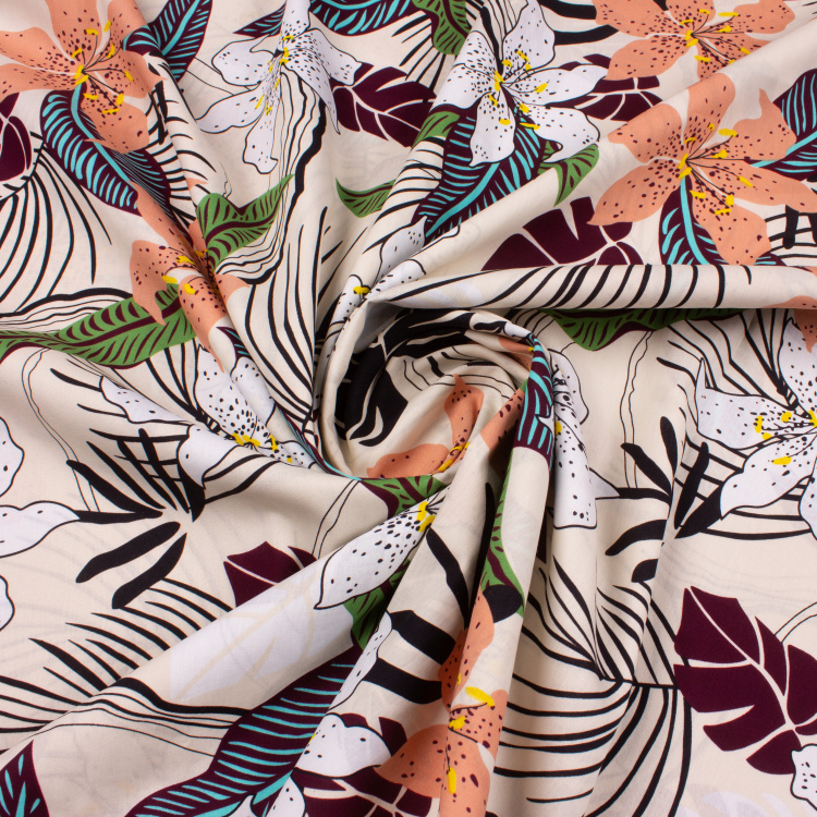 4144. Конкурс!!! Поплин. Хлопок. Принт - фото 1