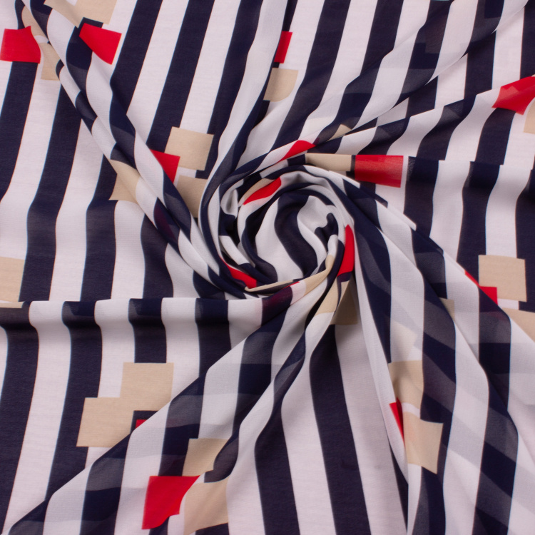 4137. Шифон. Принт - фото 1