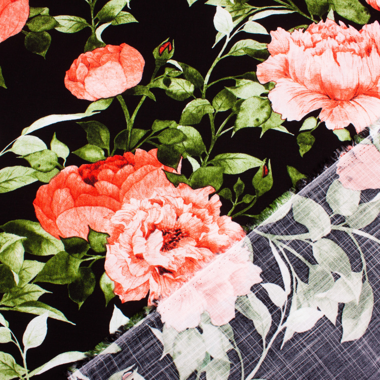 4143. Конкурс!!! Лён с вискозой. Принт - фото 2