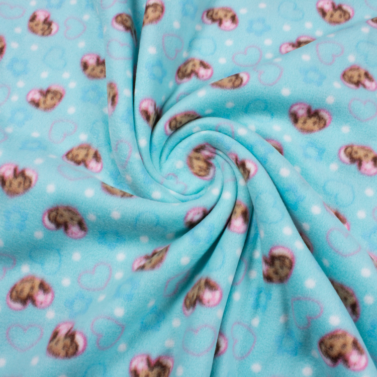 4153. Флис двухсторонний. Принт. - фото 1