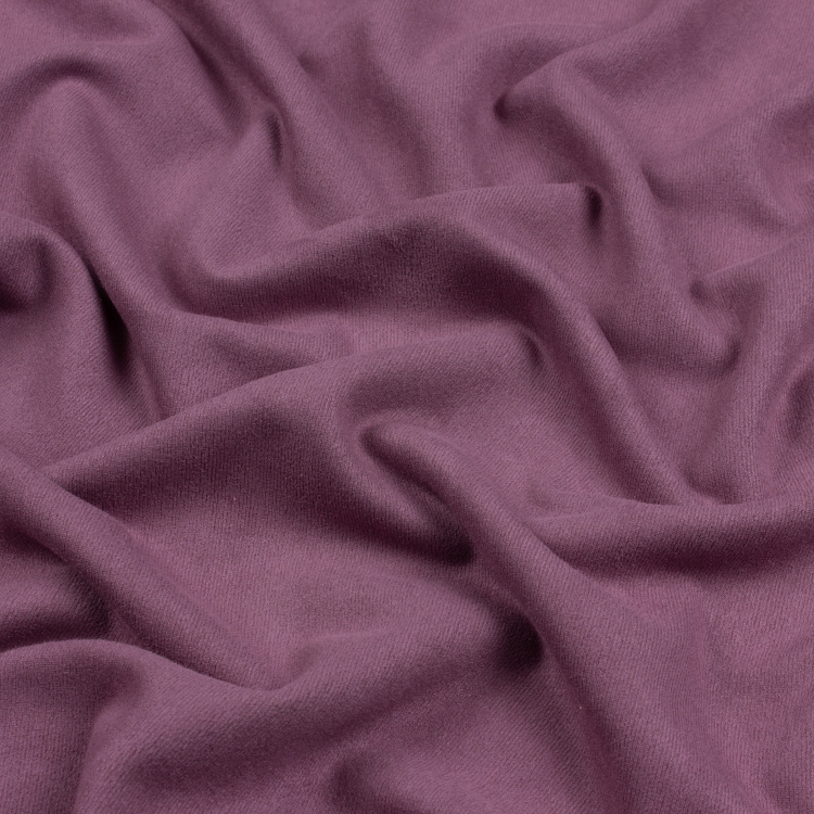 4171. Замша на трикотаже. Пыльная роза - фото 1