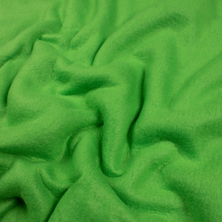 4175. Флис. Двухсторонний. Зеленый луг - фото 1