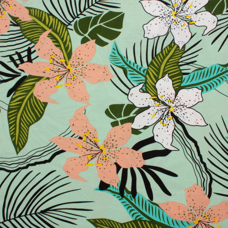 4178. Штапель. Вискоза. Принт