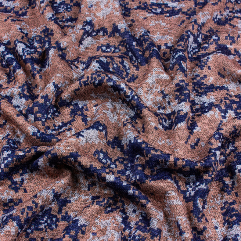 4179. Трикотажное полотно. Сандра. Принт от Tkani.site